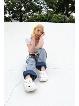 セシルヘアー 岡山駅前店(Cecil hair) ウルフレイヤー/ミディアムウルフ/ハイトーン