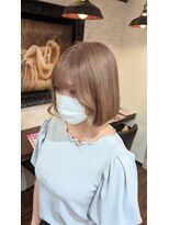 ボアップ 松山店(boappu) #ミルクティーベージュ#ミルクティーカラー#ベージュ#ハイトーン