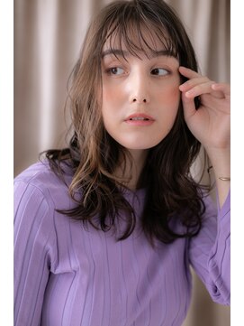 モッズヘア 越谷(mod's hair) バイカラー波巻きくるくる小顔ゆる巻きロングZ越谷10代20代30代