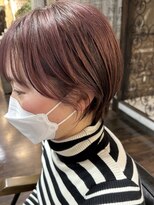 ヘアー クリエイト カルバリ(HAIR CREATE Calbari) アンブレラ×ピンクカラー