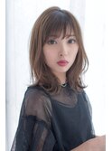 PLATINA上田の王道フェミニンミディアム#アッシュベージュ