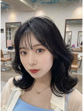 ジル フラン 吉田店(JILL franc) ダークブラウン×ミディアムレイヤーカット