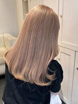 ベレーザ 渋谷(BELEZA)&nbsp;4964ニュアンスカラー艶髪ハイトーンシルキーベージュ韓国波巻き