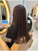 20代30代40代暖色系カラー大人ロング透明感