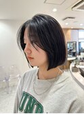 10代20代30代韓国ボブ髪質改善切りっぱなしボブ似合わせカット