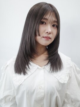 アイティー バイ アルバム 浦和店(IT by ALBUM) ナチュラルストレート_グレーベージュレイヤーロング_9651