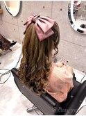 高めハーフアップ【クランソア】ヘアセット/ヘアメ/心斎橋