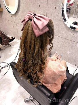 ヘア サロン クラン ソア 心斎橋店(hair salon clan soar) 高めハーフアップ【クランソア】ヘアセット/ヘアメ/心斎橋