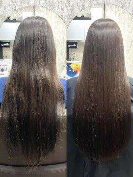 シンズ 銀座(sins) スーパーロングにもsins式酸性ストレートは相性抜群◎