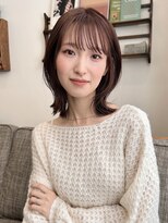 ポール(pole)&nbsp;ロブstyle+透け感コーラルピンク