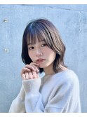 ナチュラルボボブ 20代30代40代ヘア 小顔 大阪ボブ 梅田