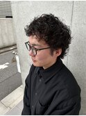 ハードショートピンパーマ