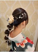 卒業式袴　着付け＋ヘアセット