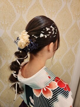 ファースト(FIRST) 卒業式袴　着付け＋ヘアセット