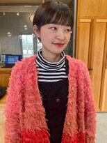 リコ(liko) 丸みショート×ワイドバング