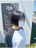 前下がりボブ