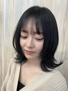 ヘアショップ ホップエム(HAIR SHOP HOP M) ウルフカット/ウルフ女子/顔周り