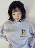 ニュアンスパーマボブ☆前髪パーマ×ワンカールウェーブパーマ