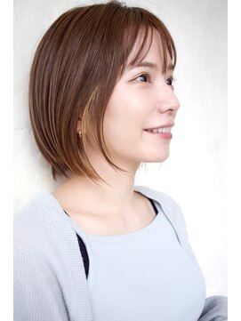 アール 北千住店(ar) ショートマッシュ/小顔バング/イヤリングカラー/北千住