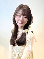 ミズチャーム(Ms.CHARM)&nbsp;レイヤーカット/デザインカラー/透明感シアーブラウン