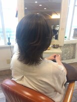 ユノン バイ アグ(u-know by Agu)&nbsp;グレージュカラーのミディアムウルフ