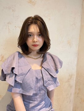 ジーナ 渋谷本店(Zina) 髪質改善＊秋色レイヤーパーマミディ＊美髪【Zina宮益坂】