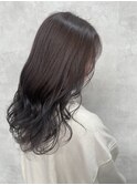 暖色系カラー/艶カラー/レッド/ブラウン/ロング