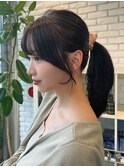 【DIFINO 青山】結んで可愛いナチュラルレイヤースタイル