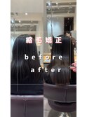 老化予防/ダメージ予防♪髪質改善ストレート☆ディレクター寺内