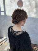 シニヨンアレンジ