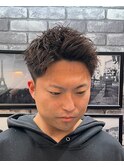 ボックスショート　メンズカット/田町床屋