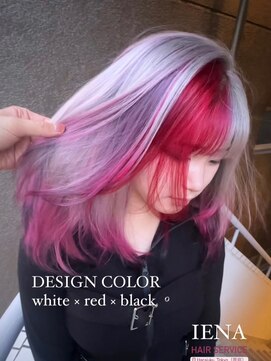 イエナ 渋谷(IENA) デザインカラーケアブリーチダブルカラーレッドカラー