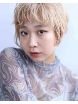 ロッソ ヘアアンドスパ 六町店(Rosso Hair&SPA)&nbsp;パーマ風ハイトーンショート