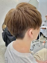 ロミー 本厚木(ROMMY.) メンズヘア◎韓国マッシュ刈り上げツーブロックホワイトブロンド