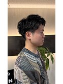 ナチュラルかきあげパーマ