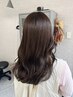 [大人気！]カット＋透明感カラー＋髪質改善5stepトリートメント ￥12500
