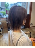ラベンダーベージュ7/4ウルフカット