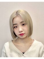 フェイス 石川町 (FACE)&nbsp;ボブ×切りっぱなしボブ×ミニボブ×前髪なし×横浜