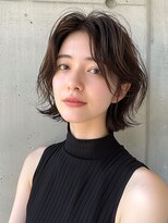 赤れんがアネックス(ANNEX)&nbsp;20代30代40代ミディアムボブパーマウルフカットレイヤーボブ