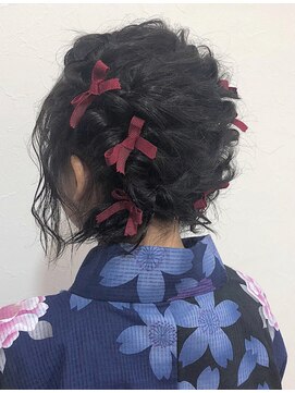 ｎａｎｐｕ 夏祭り浴衣にも合う ショートツインアレンジ L ナンプウ Nanpu のヘアカタログ ホットペッパービューティー