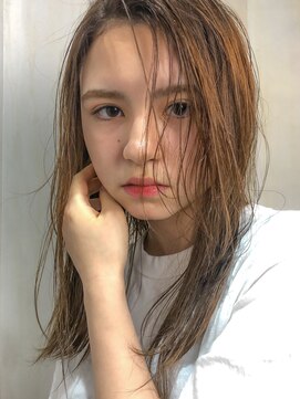 ヘアサロンエム 渋谷店(HAIR SALON M) レイヤー☆耳かけ毛先パーマ☆フォギーベージュ