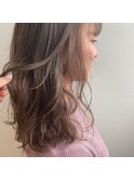 ナチュラルハイライト×ニュアンスベージュ