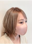 すっきりくびれボブ☆シルキーベージュ◎20代30代40代