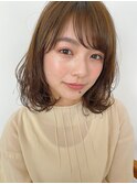 暗めカラー/ショートボブ/マロンベージュ/くすみベージュ/柏