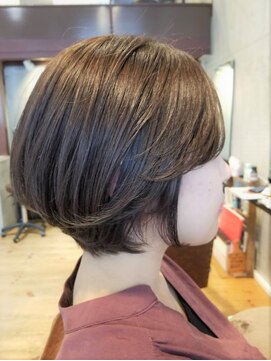 ヘアサロン レゴリス(hair salon REGOLITH) 『 ラベンダーベージュ 透明感カラー 丸みショートボブ 』