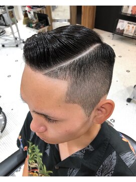 バーバーブロス 吉祥寺店(BARBER BROS) 【LUDLOW BROS.】KurashigeMiyabi ハードパート アシンメトリー