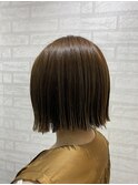 切りっぱなしミニボブ【Zina 大越香苗】