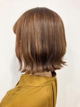 ヘッズ 本八幡店(HEADS) 似合わせカット アースカラー くびれヘア デザインカラー