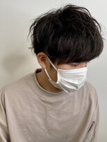 ニアウ 太田店(Niau)&nbsp;ナチュラルパーマメンズカットメンズパーマメンズマッシュ眉毛