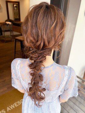 ティダスマイル(tida smile) ドレスヘア_ヘアアレンジお客様スタイル